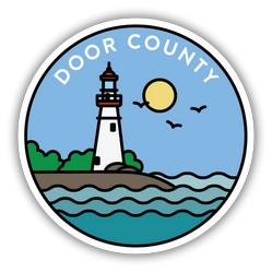 Door County Lighthouse Sticker